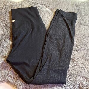 lululemon athletica Align Black Monochromatic Patterned Leggings
